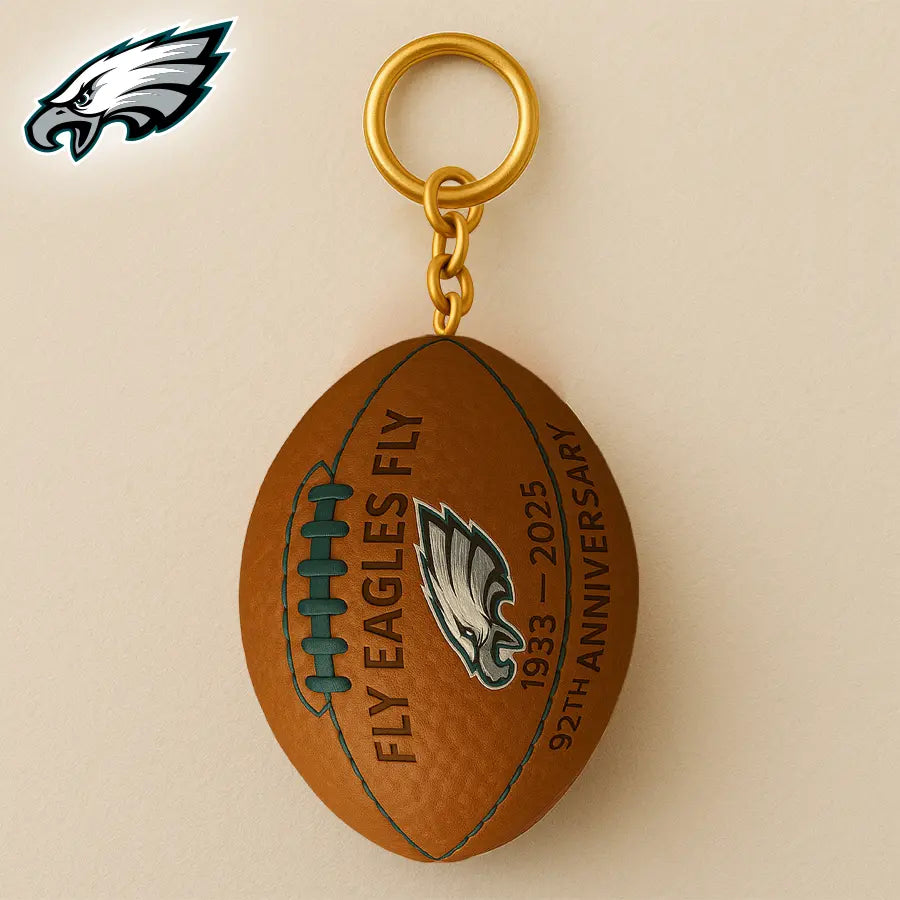 Philadelphia Eagles | Premium NFL Anniversary Keychain – HuddleStyle.com - Image 2