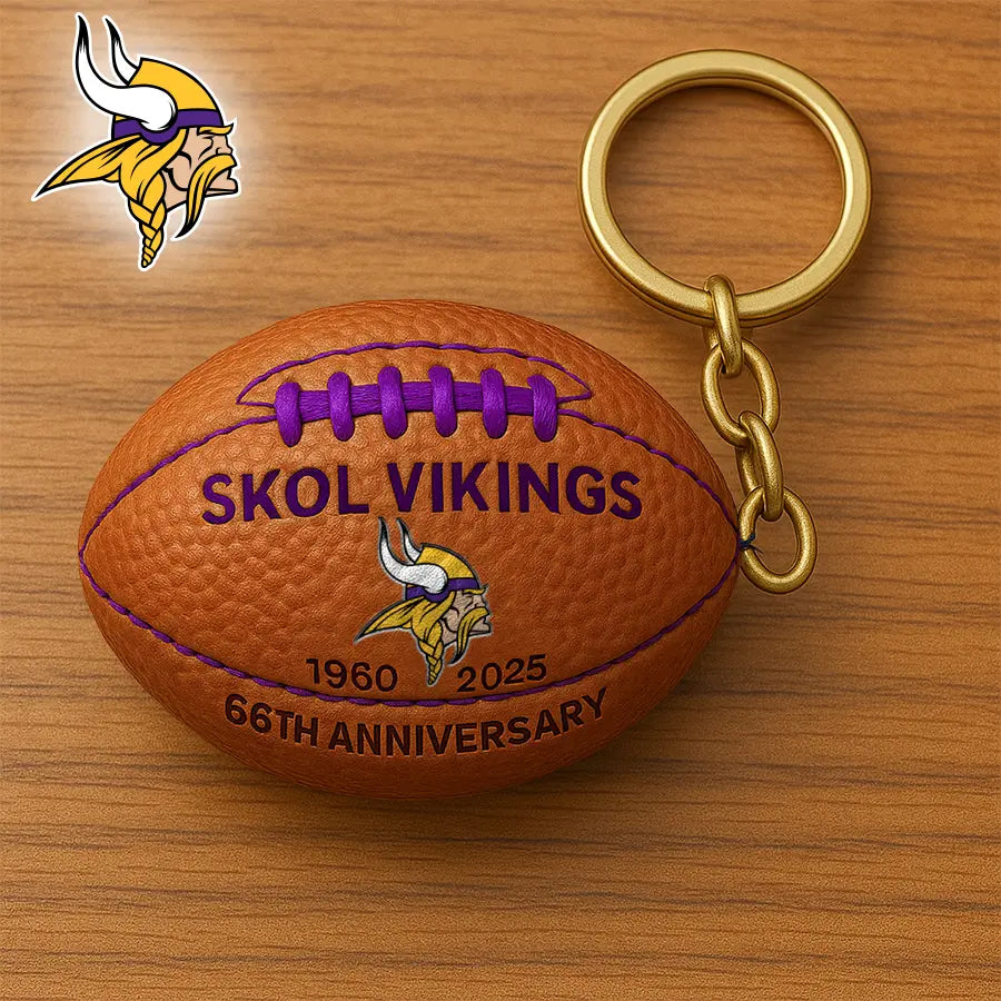 Minnesota Vikings | Premium NFL Anniversary Keychain – HuddleStyle.com - Main