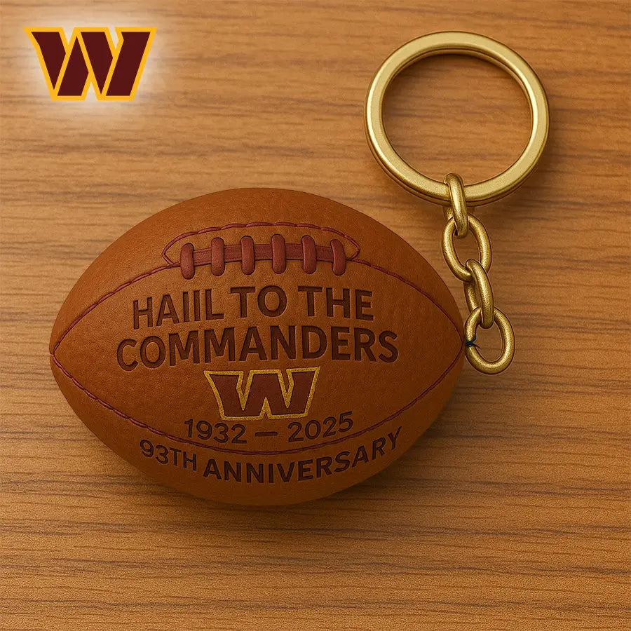 Washington Commanders | Premium NFL Anniversary Keychain – HuddleStyle.com - Main