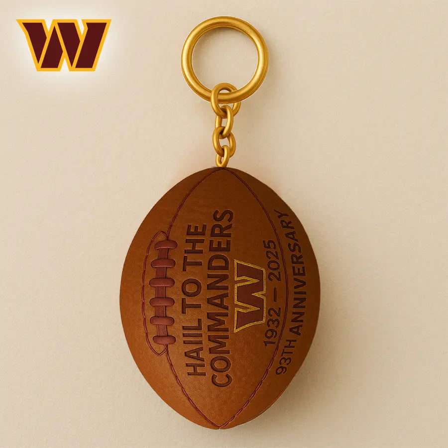 Washington Commanders | Premium NFL Anniversary Keychain – HuddleStyle.com - Image 2